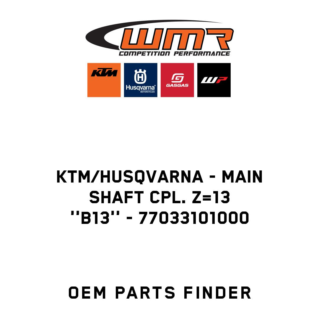 MAIN SHAFT CPL. Z=13 ''B13''