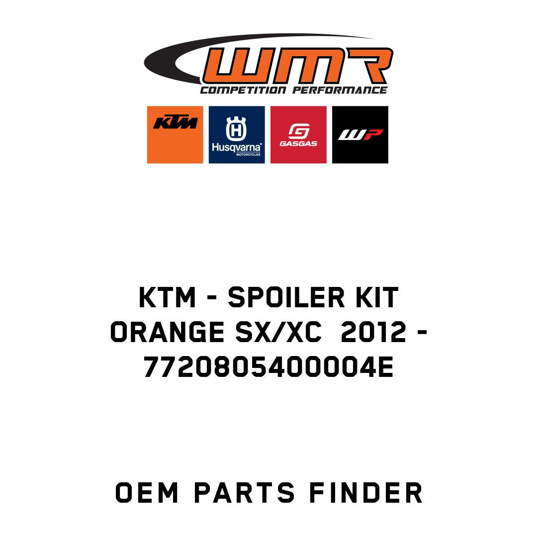SPOILER KIT ORANGE SX/XC  2012