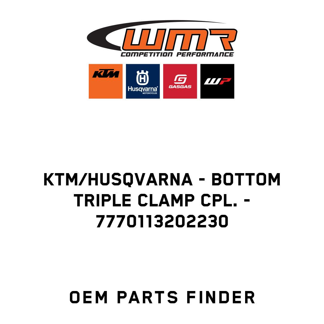 BOTTOM TRIPLE CLAMP CPL.