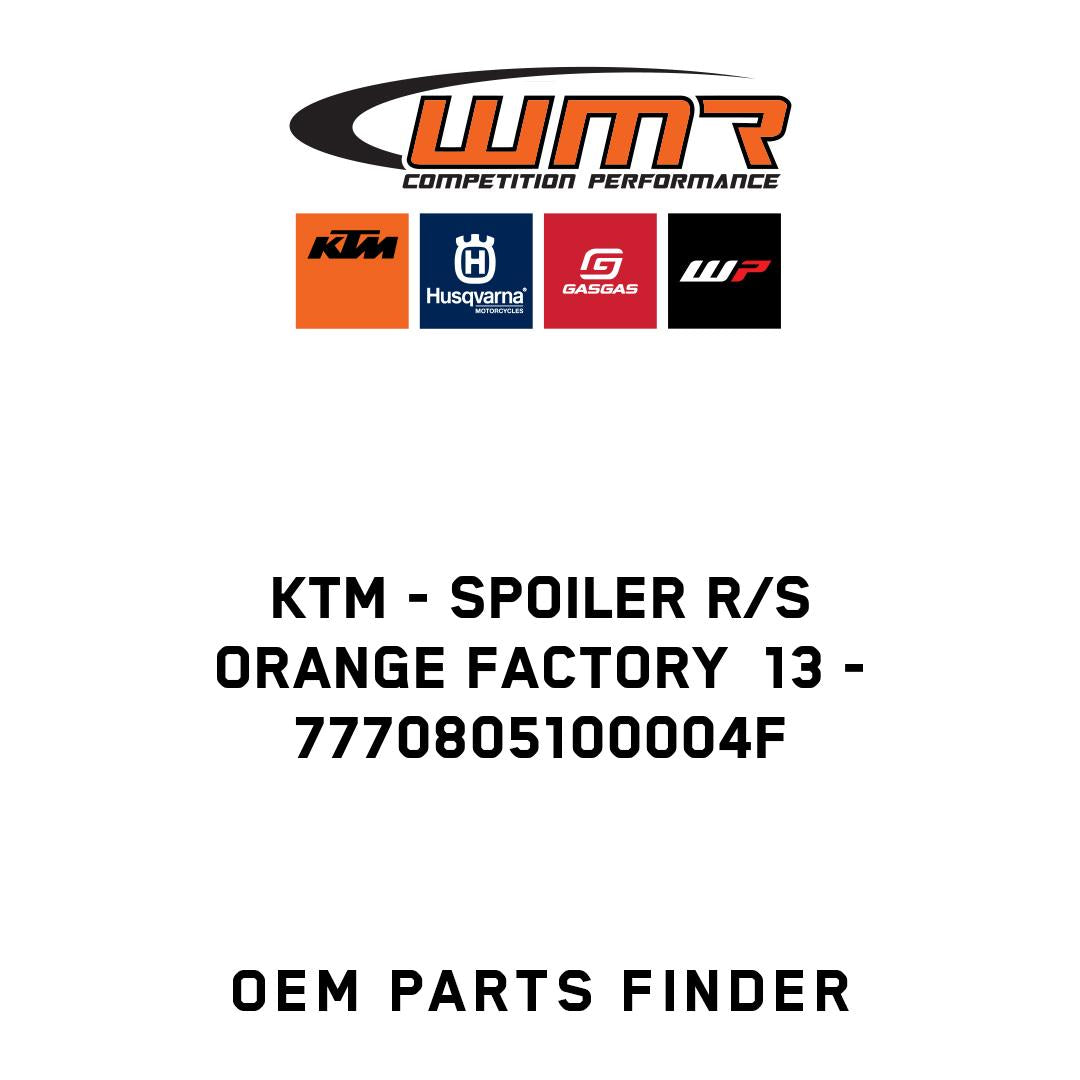 SPOILER R/S ORANGE FACTORY  13