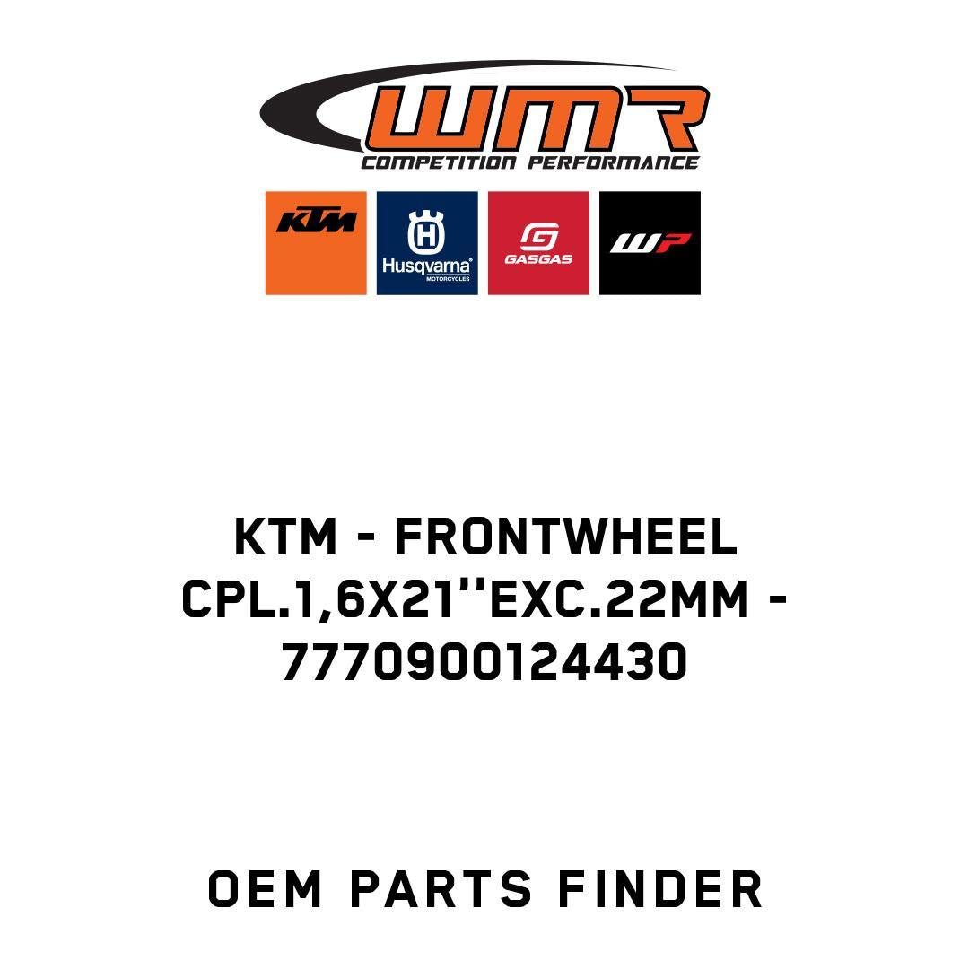 FRONTWHEEL CPL.1,6X21''EXC.22MM