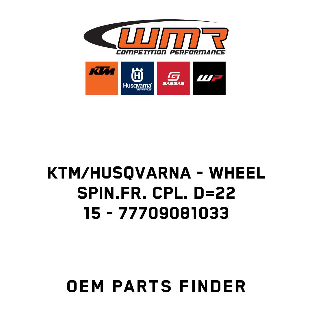 WHEEL SPIN.FR. CPL. D=22    15