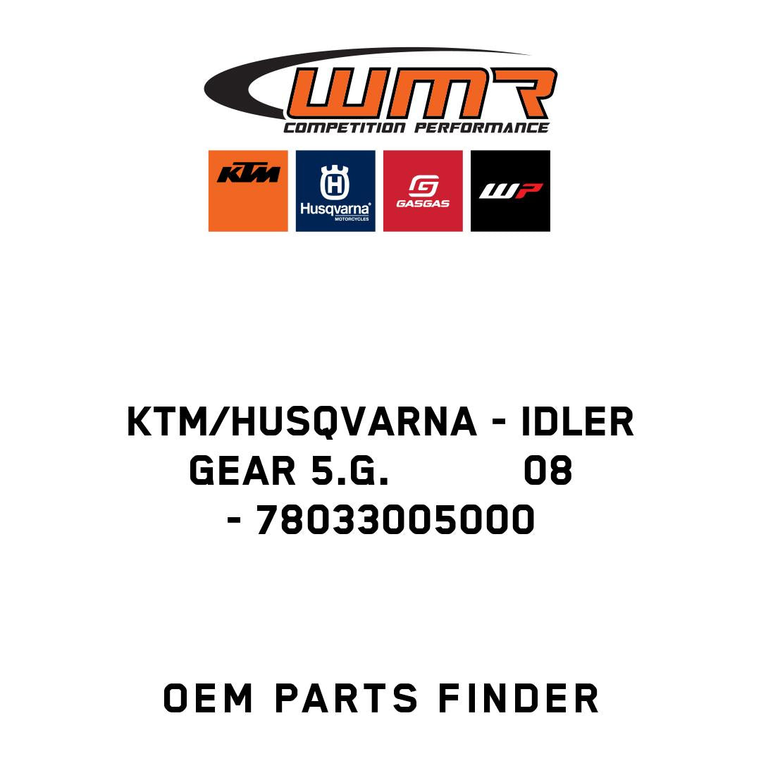 IDLER GEAR 5.G.           08