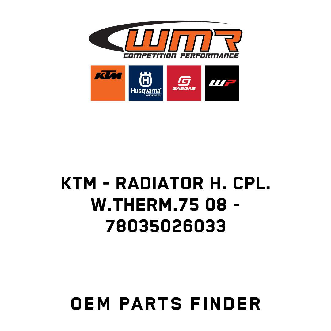 RADIATOR H. CPL. W.THERM.75 08