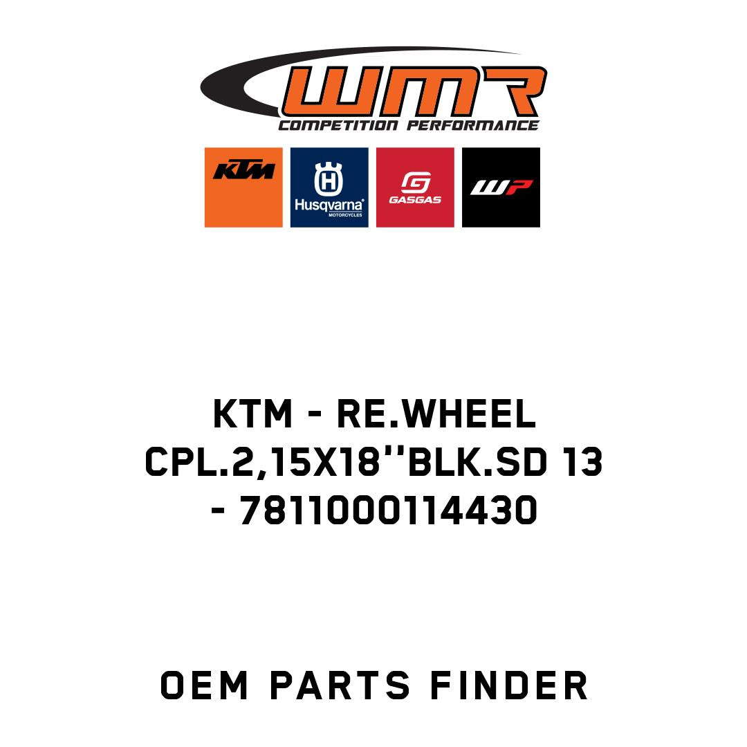 RE.WHEEL CPL.2,15X18''BLK.SD 13