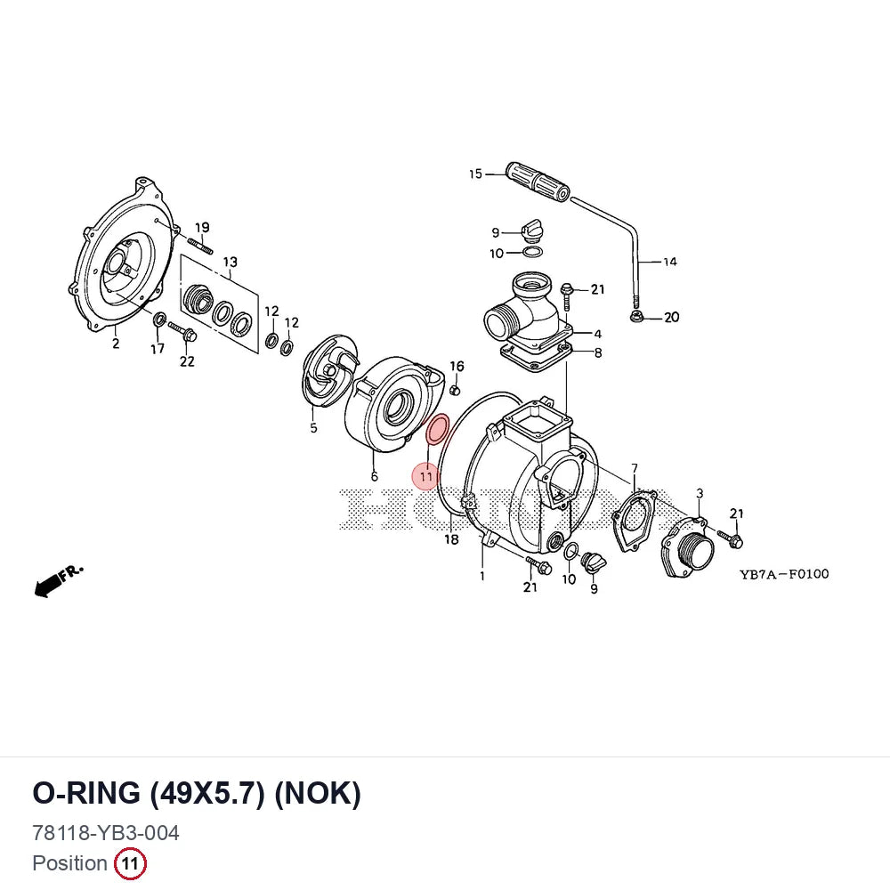O-RING (49X5.7) (NOK)