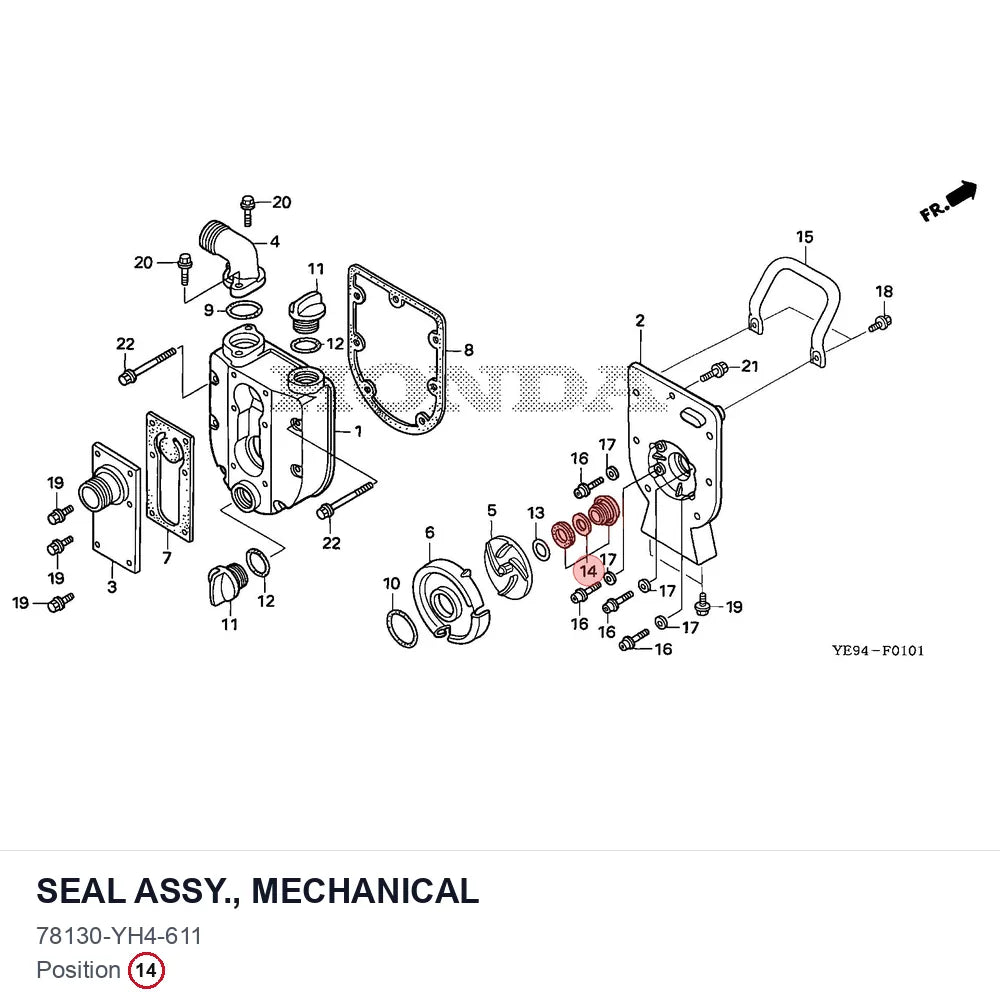 SEAL ASSY., MECHANICAL