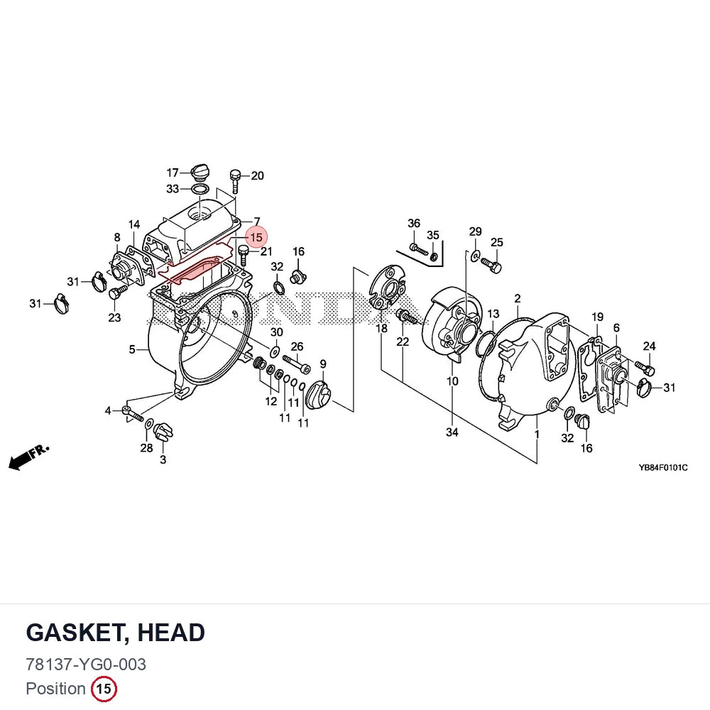 GASKET, HEAD