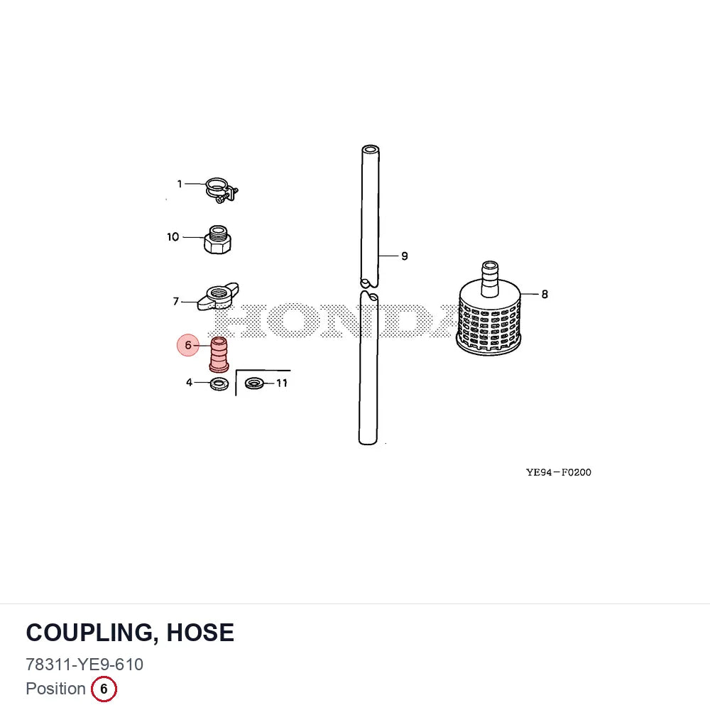 COUPLING, HOSE