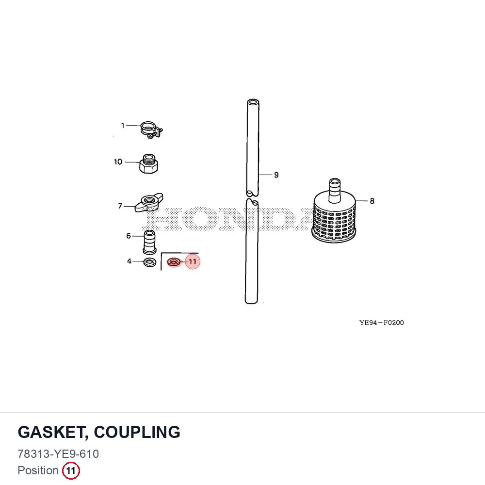 GASKET, COUPLING