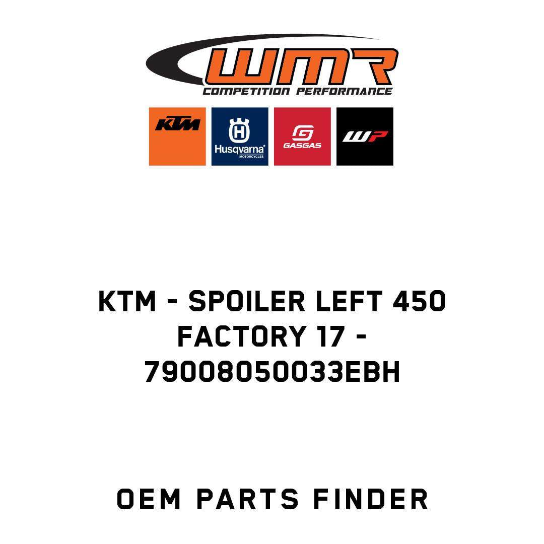Spoiler left 450 factory 17