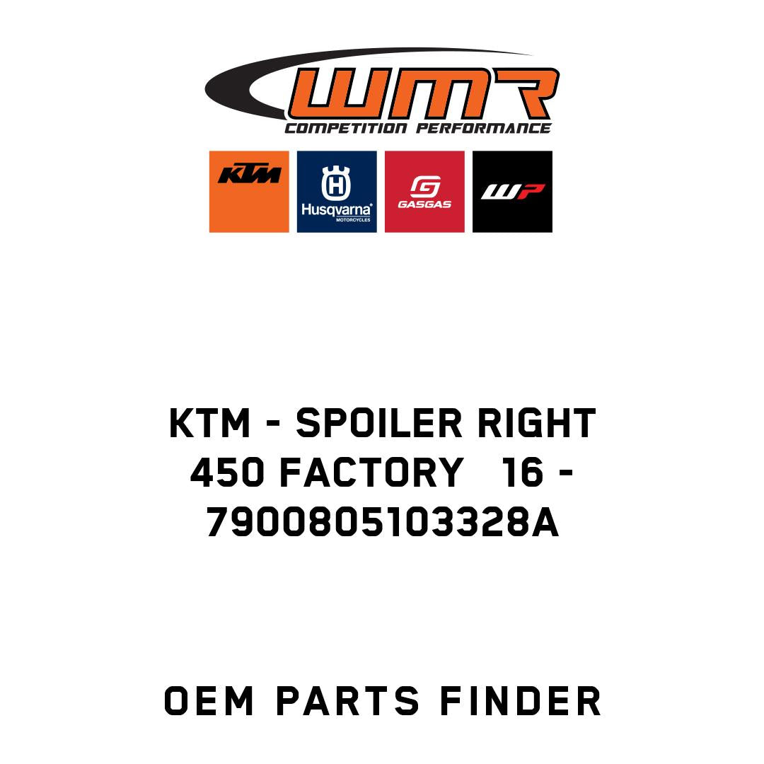 SPOILER RIGHT 450 FACTORY   16