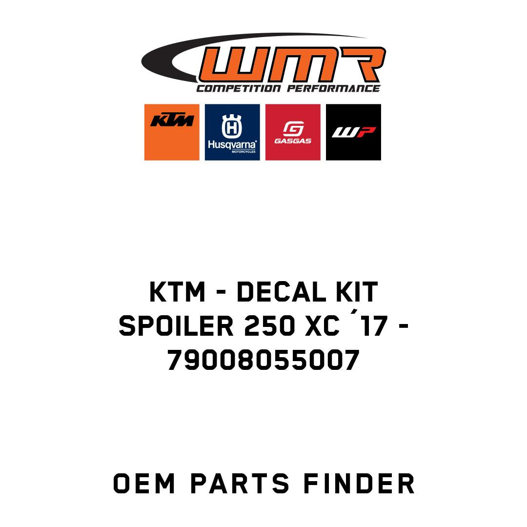 DECAL KIT SPOILER 250 XC ´17