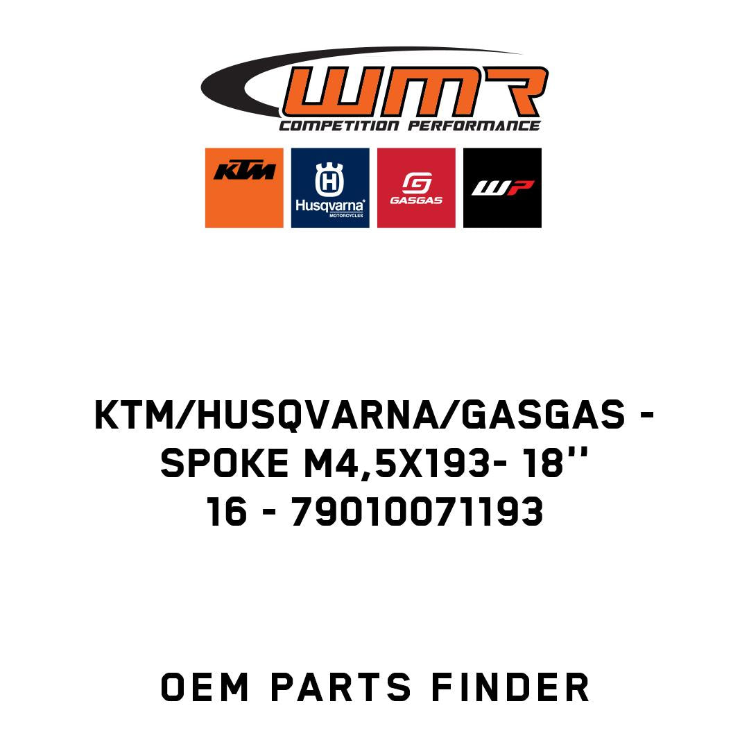 SPOKE M4,5X193- 18''         16