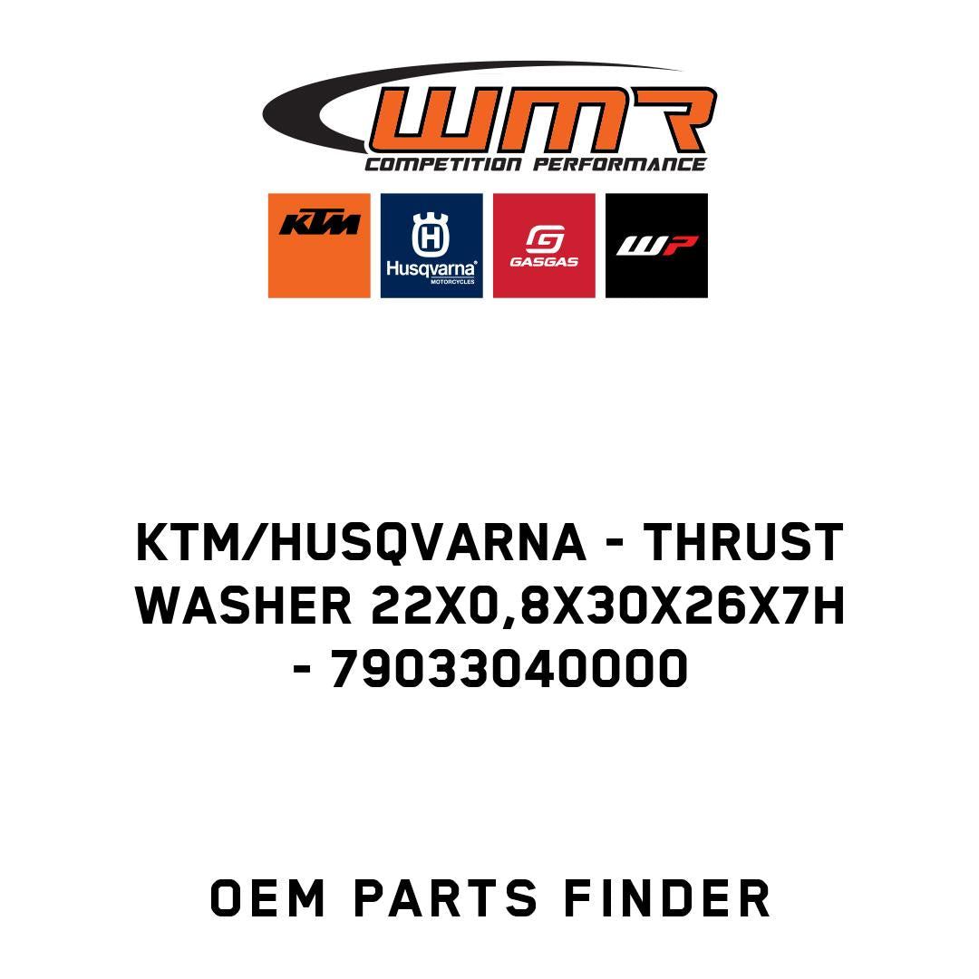 Thrust washer 22X0,8X30X26X7H