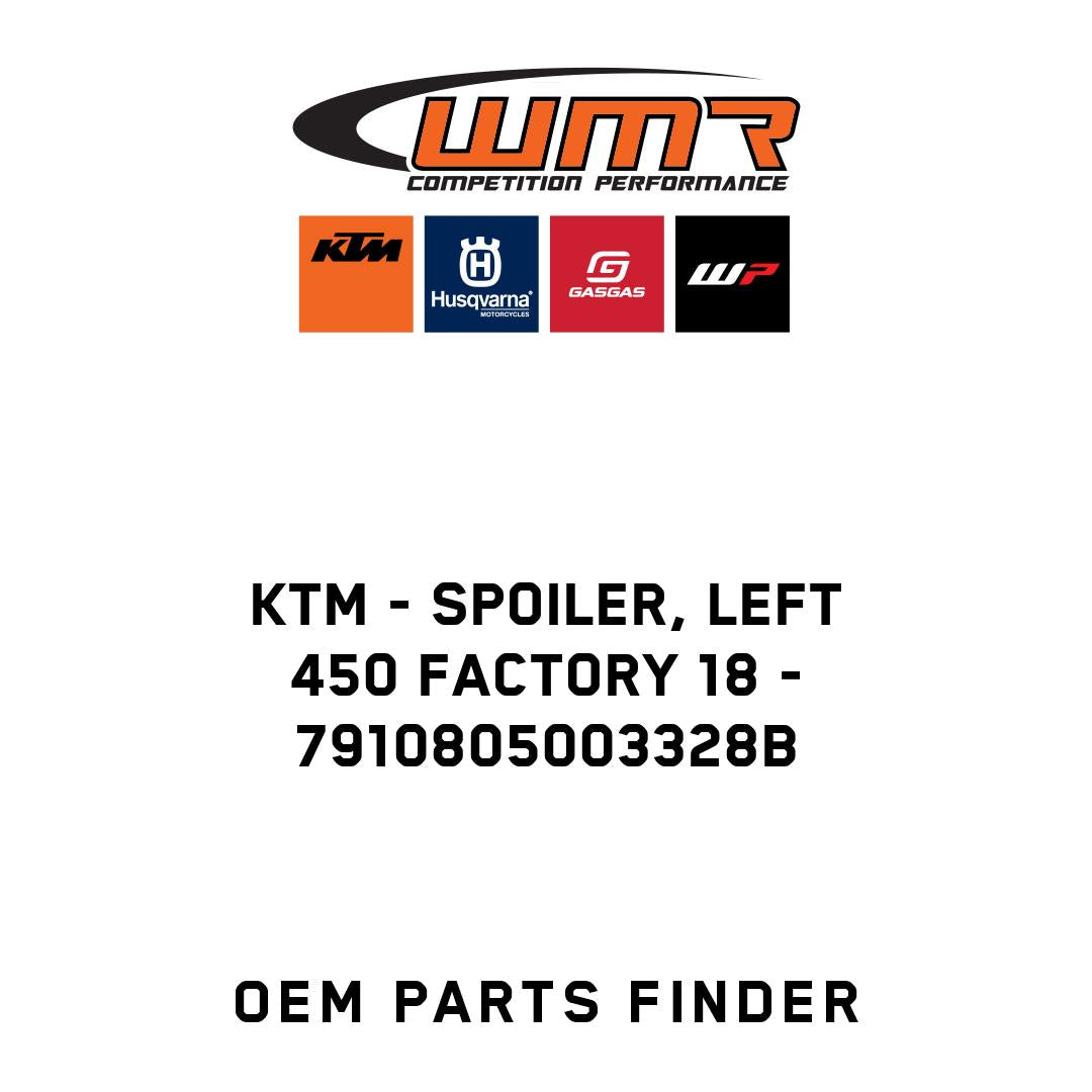 Spoiler, left 450 factory 18