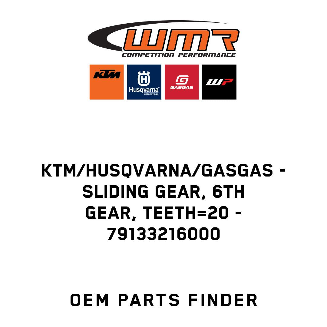 Sliding gear, 6th gear, teeth=20