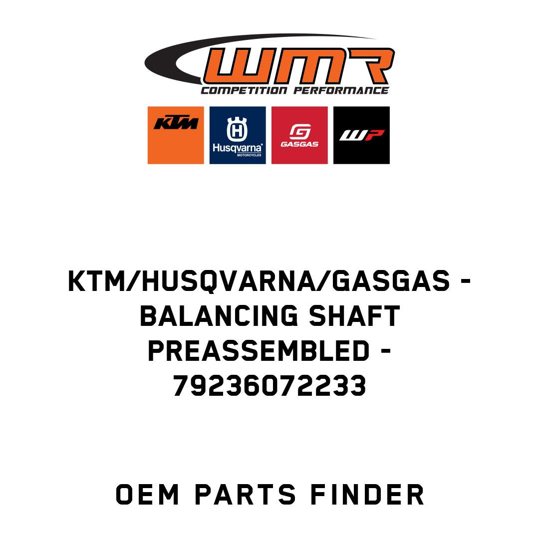 Balancing shaft preassembled