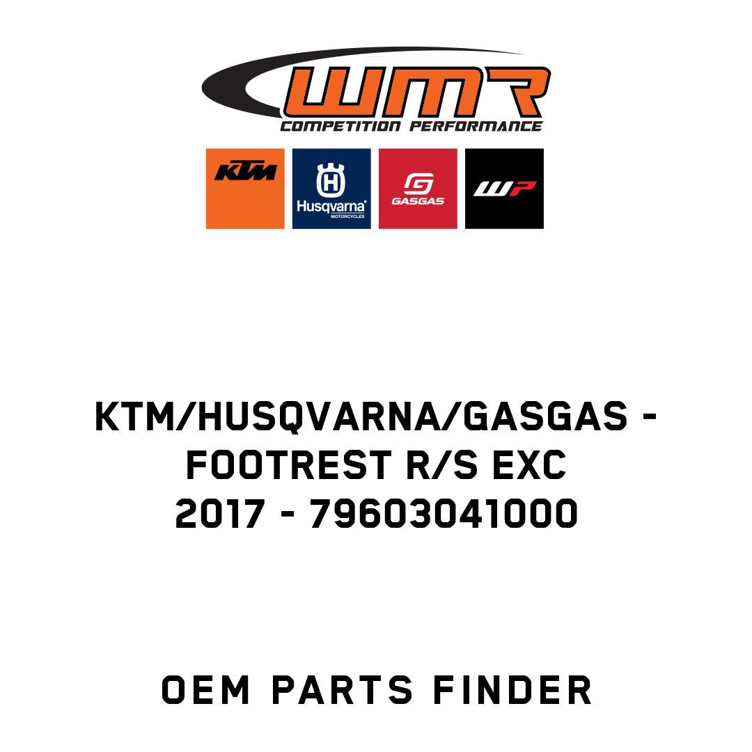 FOOTREST R/S EXC          2017