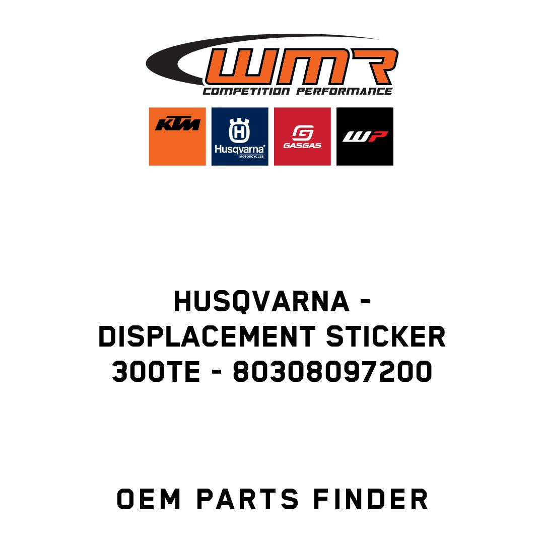 DISPLACEMENT STICKER 300TE