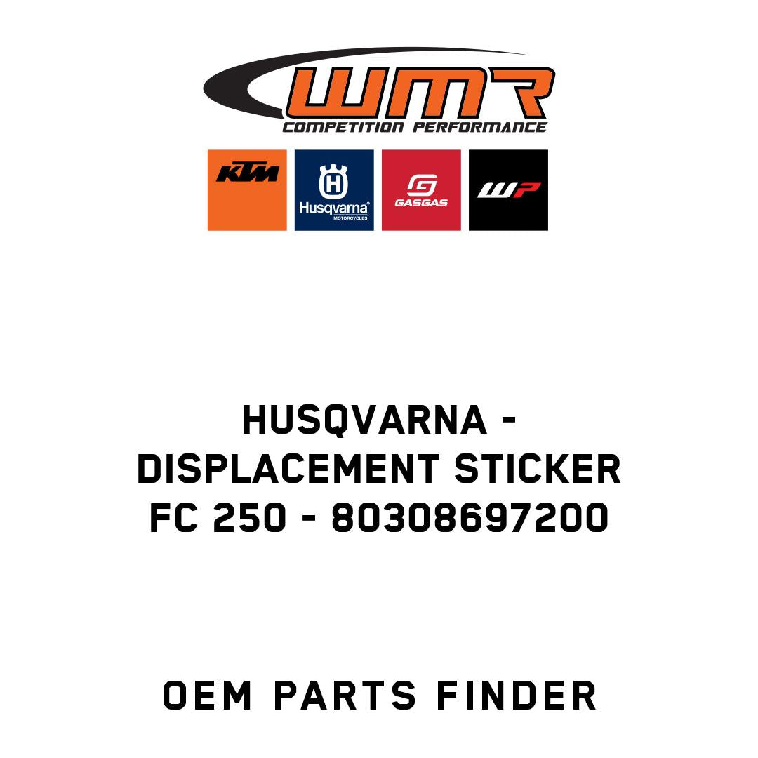 DISPLACEMENT STICKER FC 250