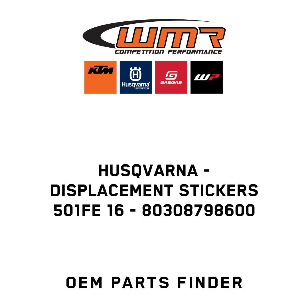 DISPLACEMENT STICKERS 501FE 16