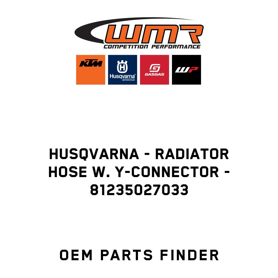 RADIATOR HOSE W. Y-CONNECTOR
