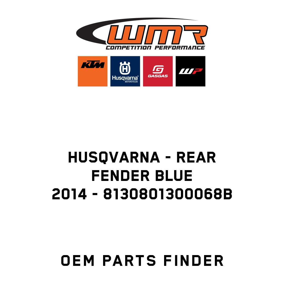 REAR FENDER BLUE          2014