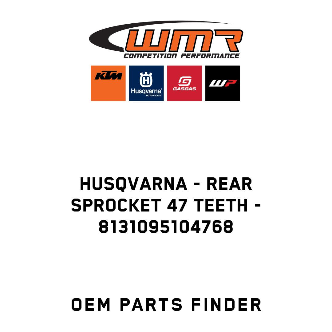 Rear sprocket 47 teeth