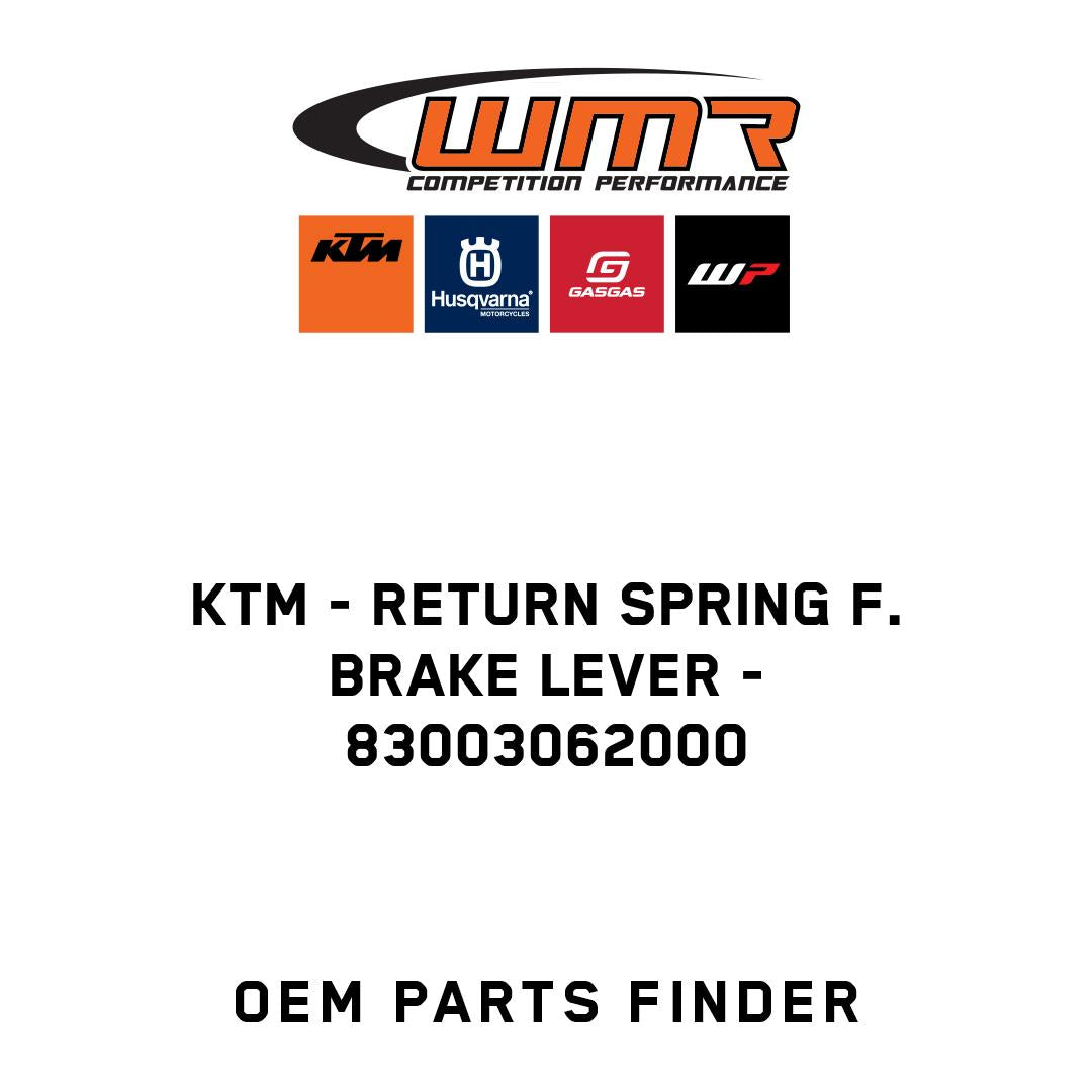 RETURN SPRING F. BRAKE LEVER