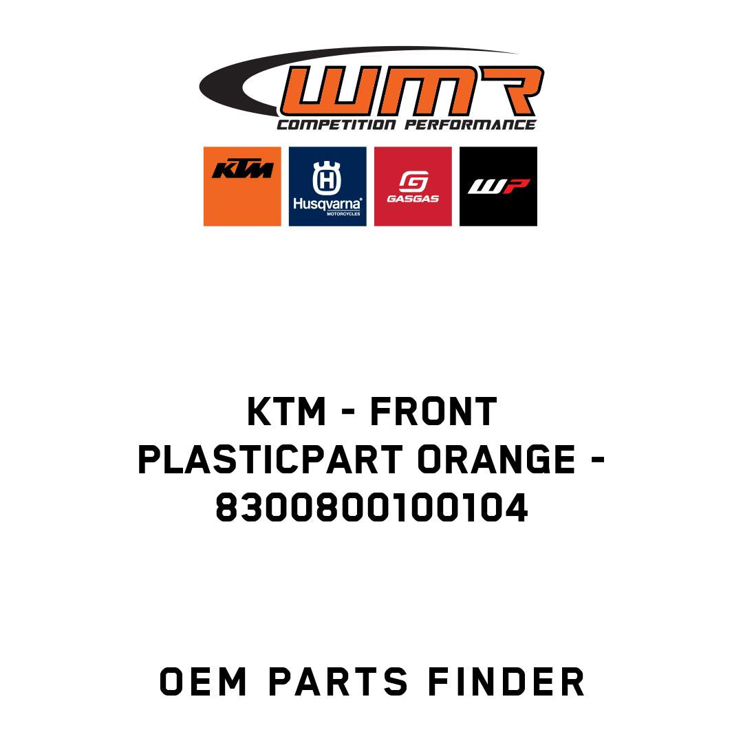 FRONT PLASTICPART ORANGE