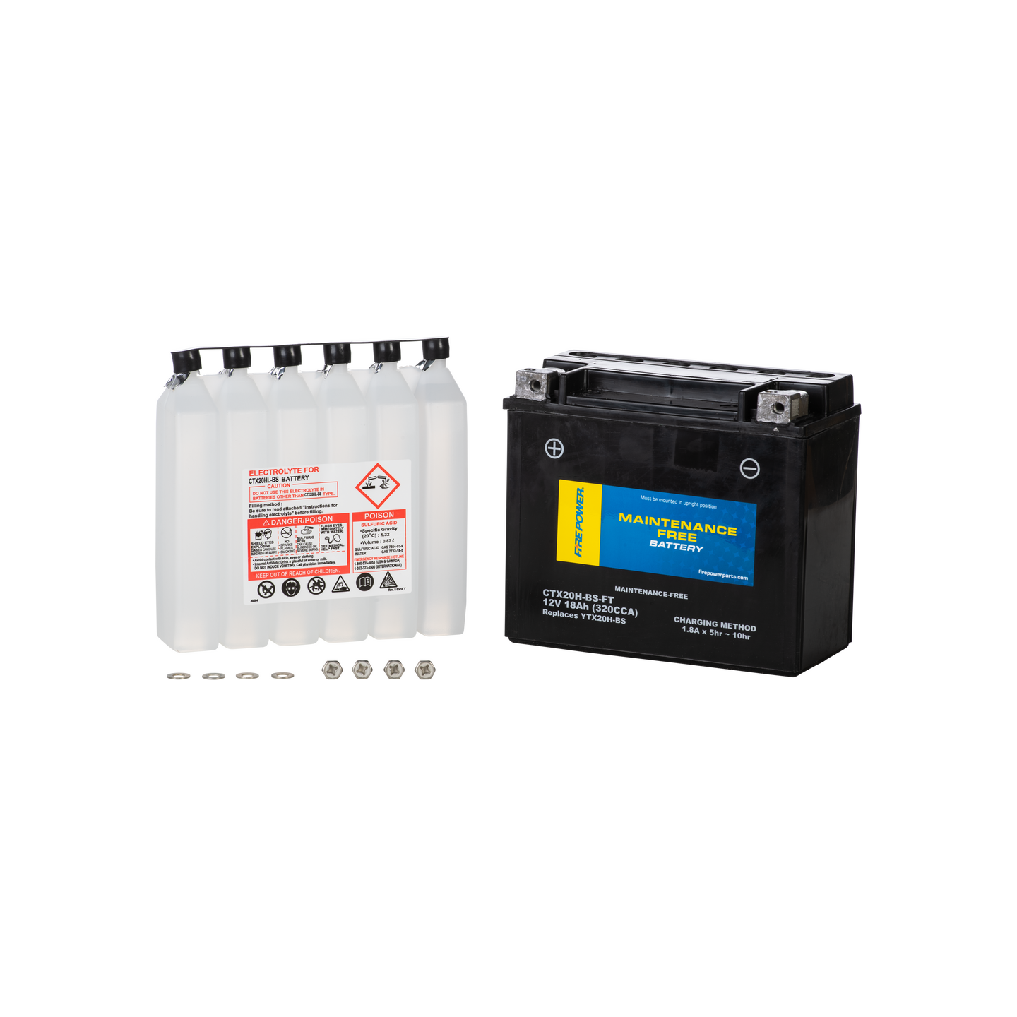 Fire Power Maintenance Free Sealed Battery CTX20H-BS