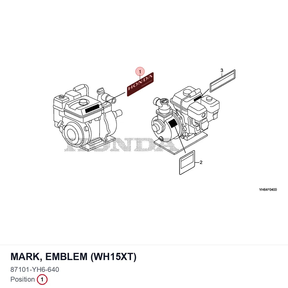 MARK, EMBLEM (WH15XT)