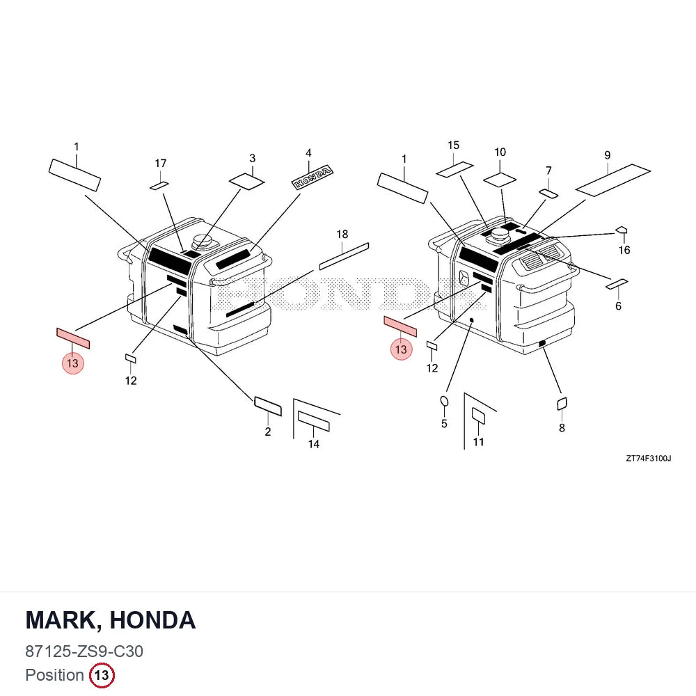 MARK, HONDA
