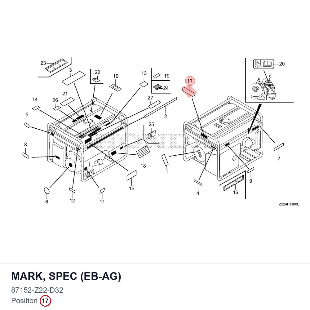 MARK, SPEC (EB-AG)