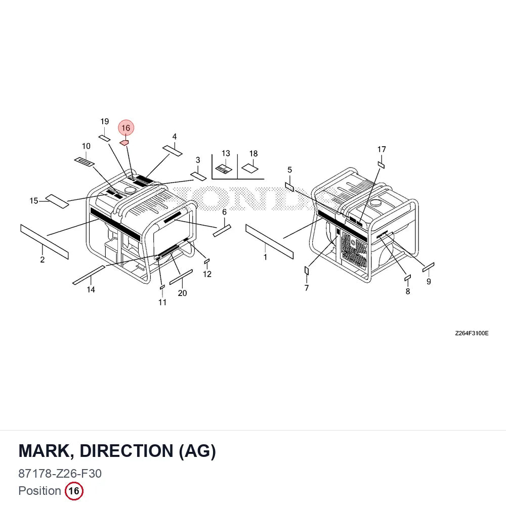 MARK, DIRECTION (AG)