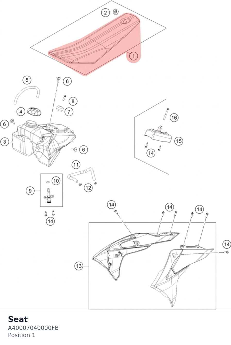 Diagram preview: Seat (A40007040000FB)