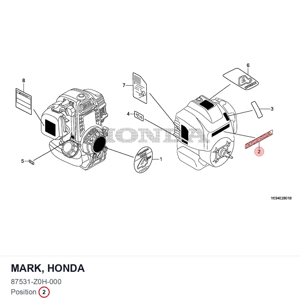 MARK, HONDA