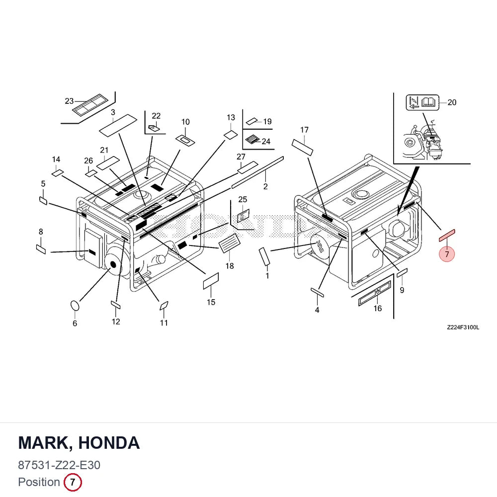 MARK, HONDA