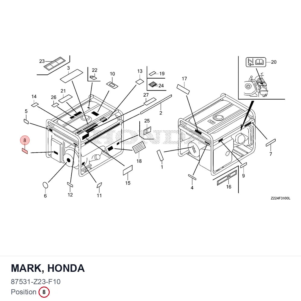 MARK, HONDA