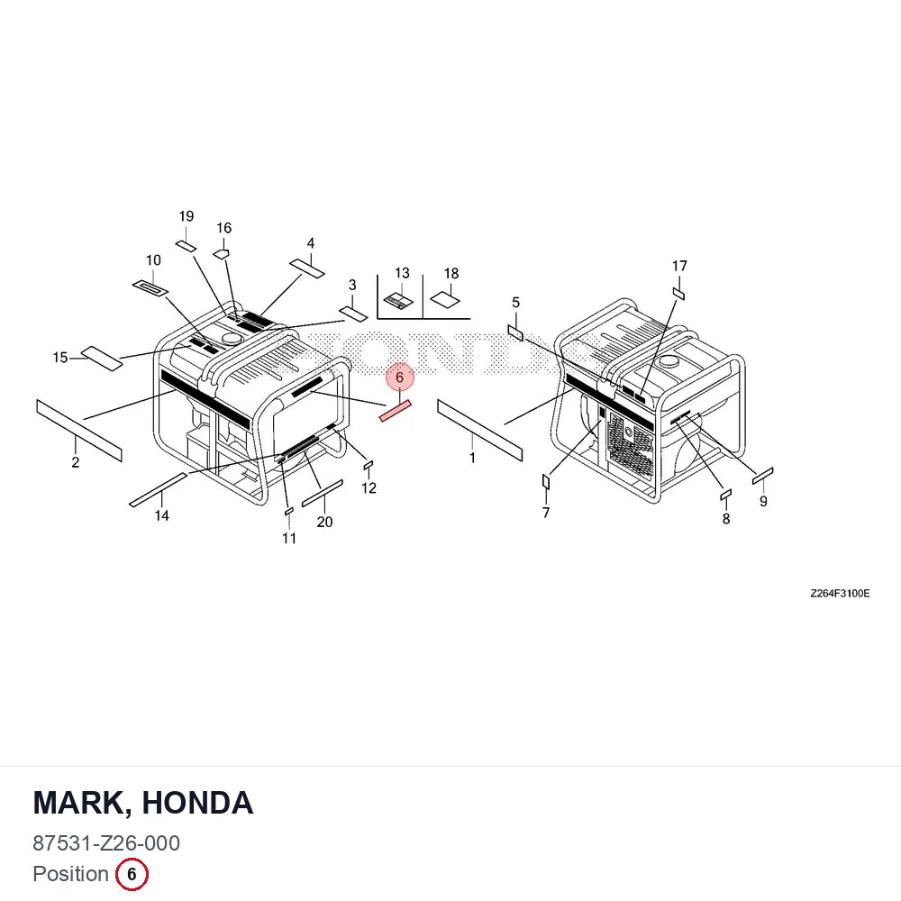 MARK, HONDA
