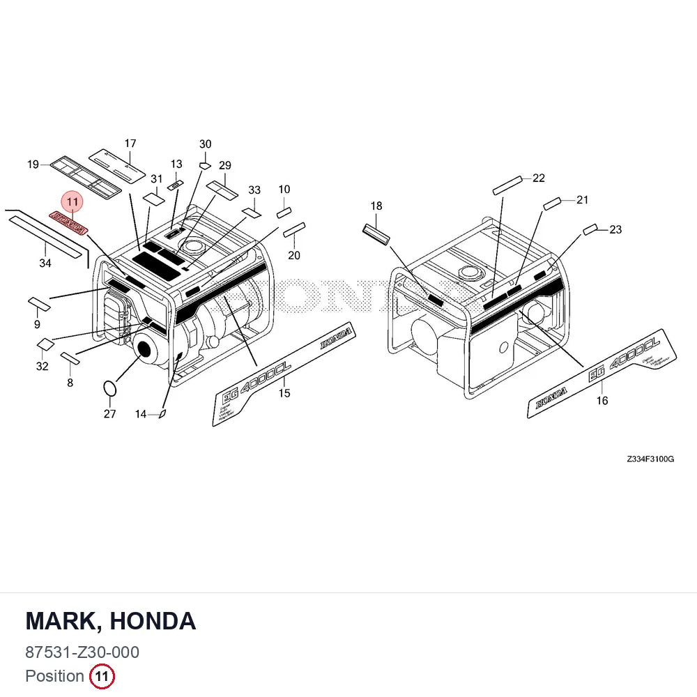 MARK, HONDA