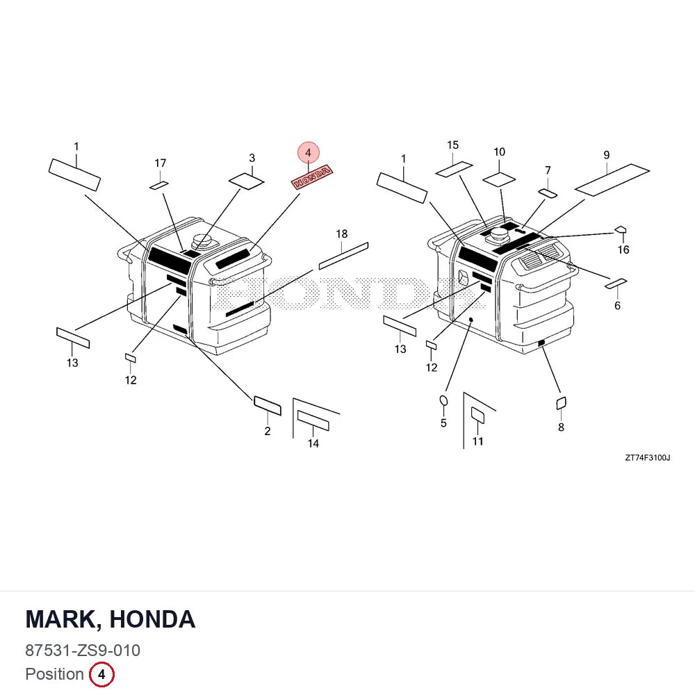 MARK, HONDA