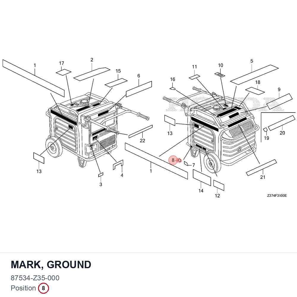 MARK, GROUND