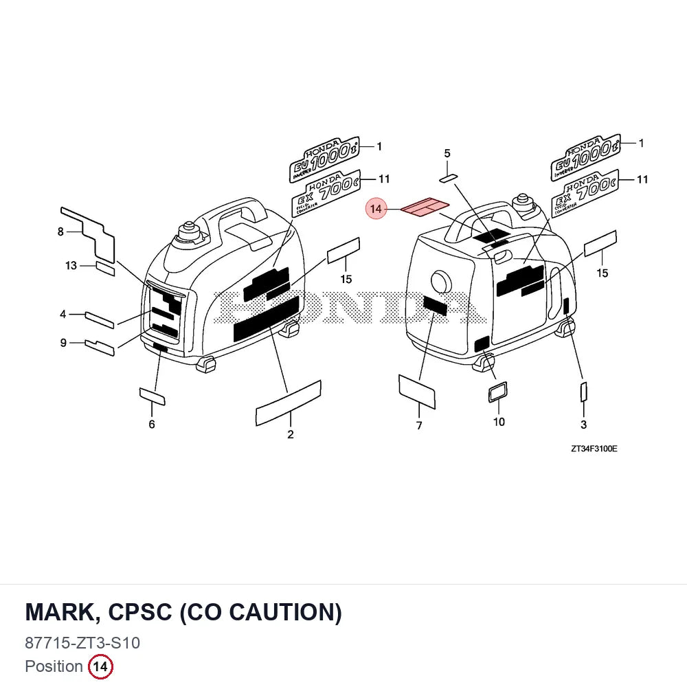 MARK, CPSC (CO CAUTION)