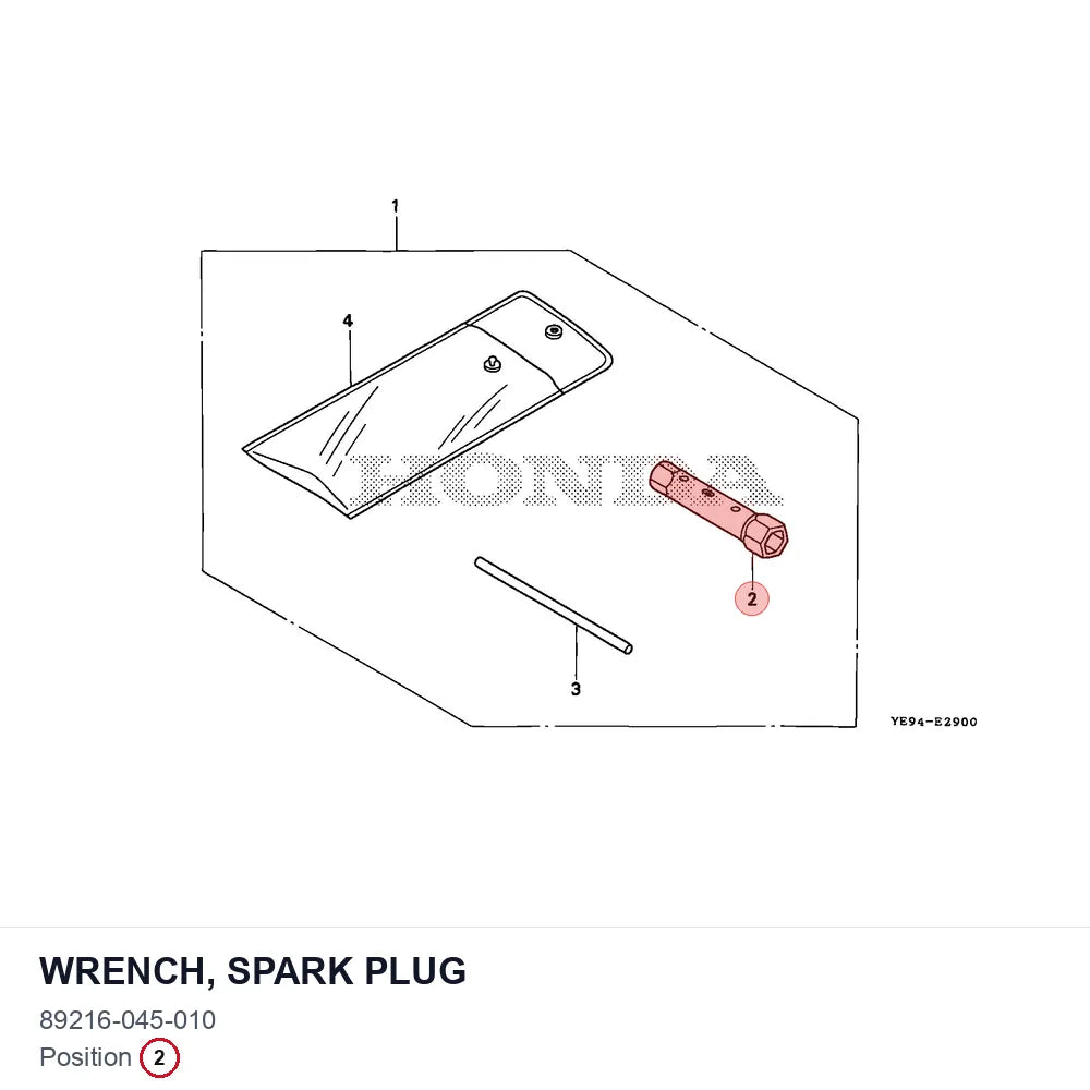 WRENCH, SPARK PLUG