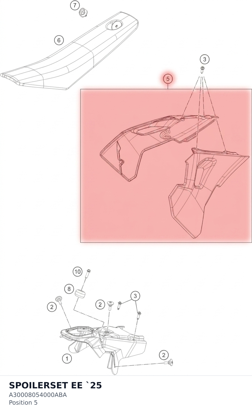 Diagram preview: SPOILERSET EE `25 (A30008054000ABA)