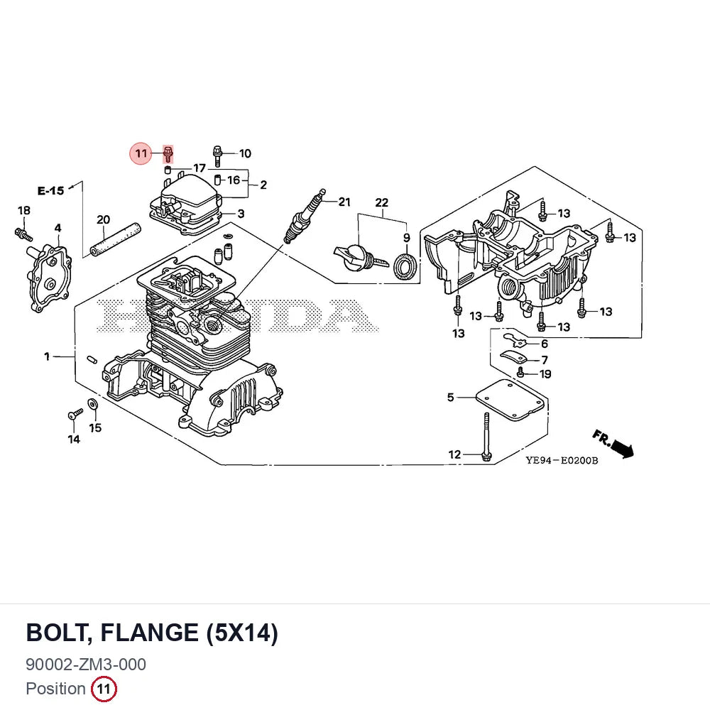 BOLT, FLANGE (5X14)