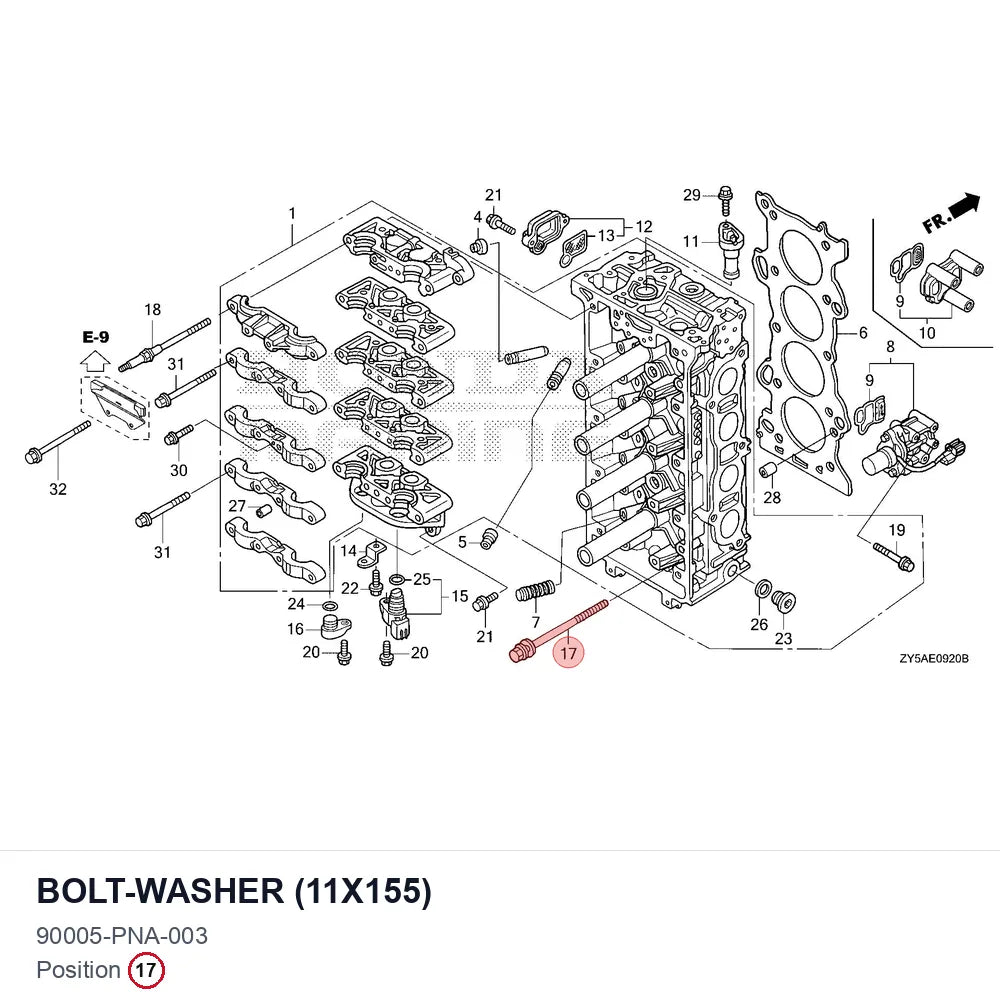 BOLT-WASHER (11X155)