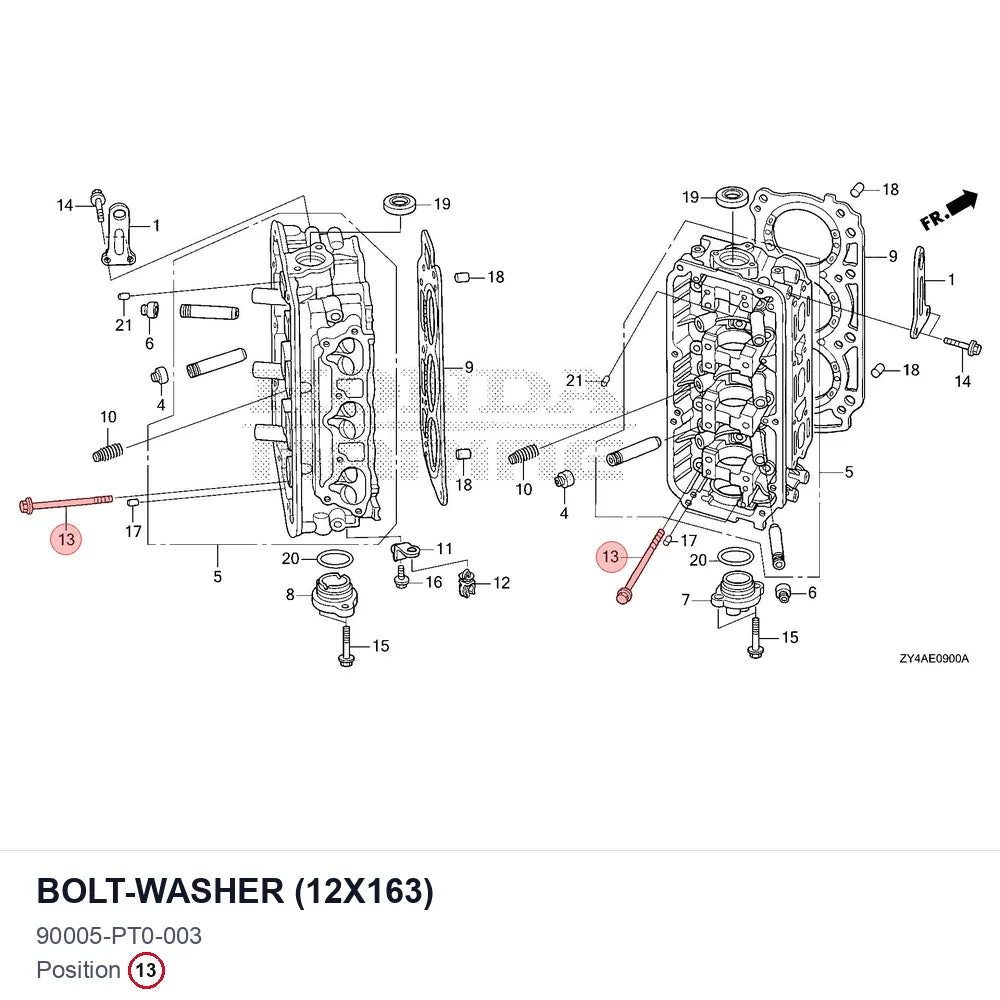 BOLT-WASHER (12X163)